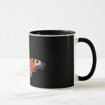Caneca de Borboleta Pavão Por KABFA Designs