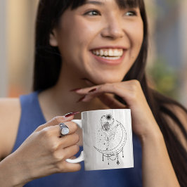 Caneca de Borda Preta 15oz Aries Girl