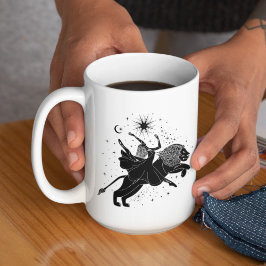 Caneca de Borda Preta 15oz Garota Dançando Leo