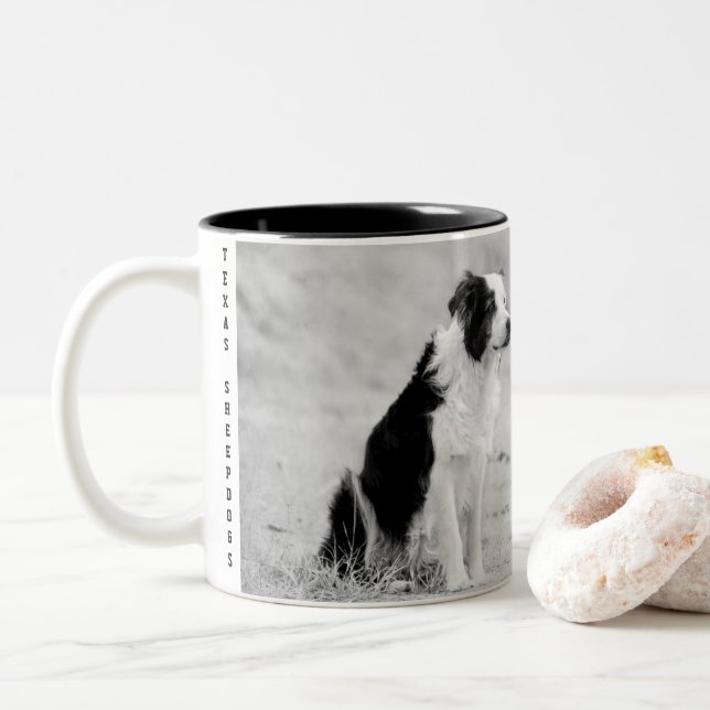 Caneca de border collie (Com Donut)