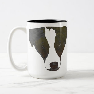 Caneca de border collie do pop art