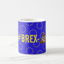 caneca de Brexit do "#Brex-💩"