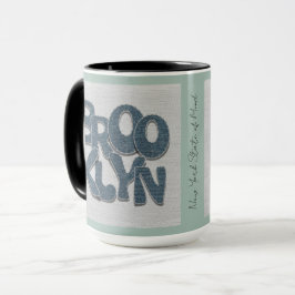 Caneca de Brooklyn Denim | Presente da Cidade de N