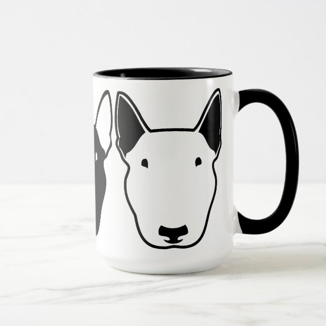 Caneca de bull terrier (Direita)