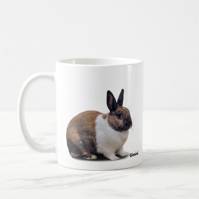 Caneca de BunnyLuv que caracteriza Gimini (Esquerda)