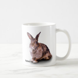 Caneca de BunnyLuv que caracteriza PETRA