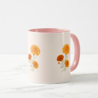 Caneca de Buquê de Marigold