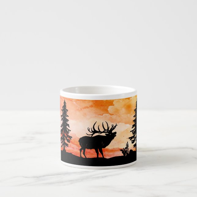 Caneca de Caçadores de Alce Touro (Frente)
