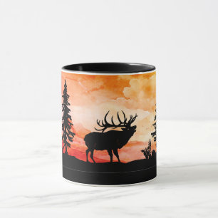 Caneca de Caçadores de Alce Touro
