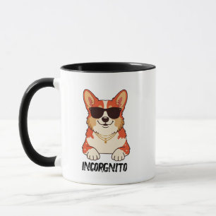 Caneca de cachorro Corgi engraçado Caneca de café 