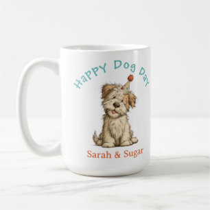 Caneca de Cachorro do Meu Dia Café Divertido para