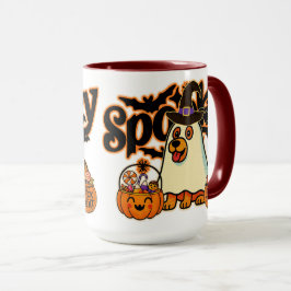 Caneca de Cachorro Engraçada e Assustadora de Hall
