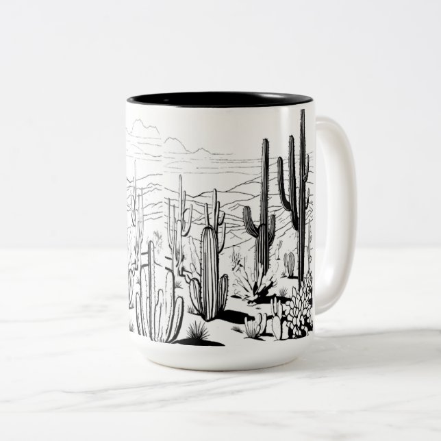 caneca de cacto (Frente Esquerda)