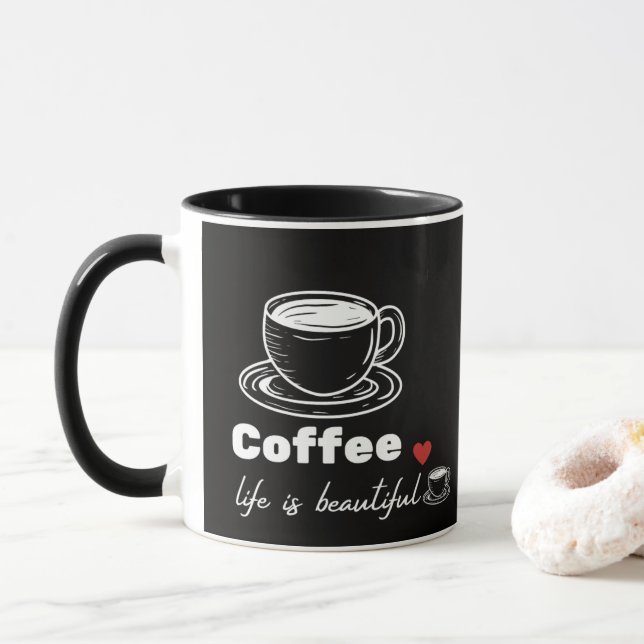 caneca de café (Com Donut)