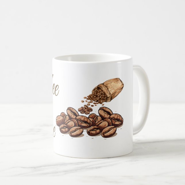 Caneca de café (Frente Esquerda)