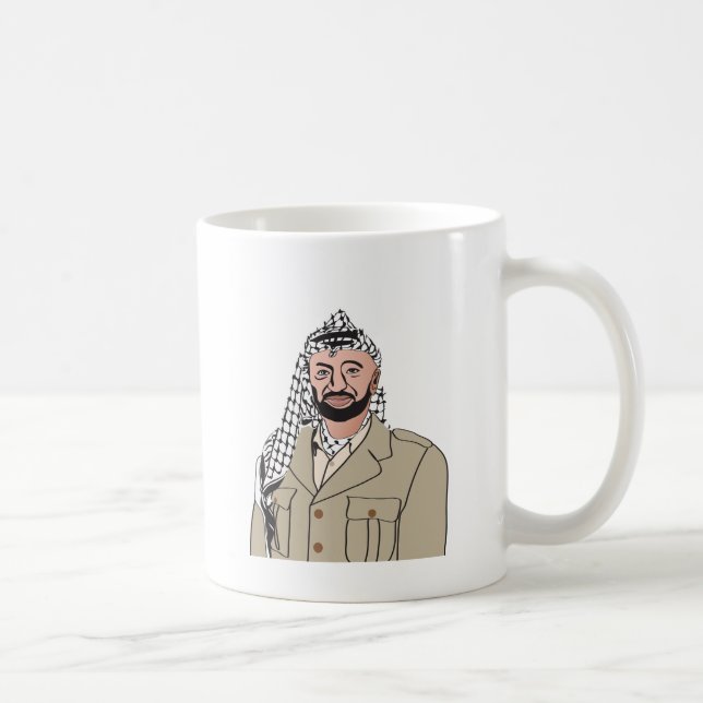 Caneca De Café ياسرعرفات de Yasser Arafat | (Direita)