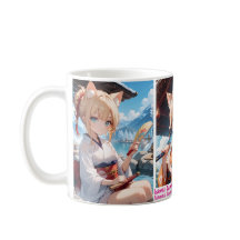 かわいい猫耳娘のカップ