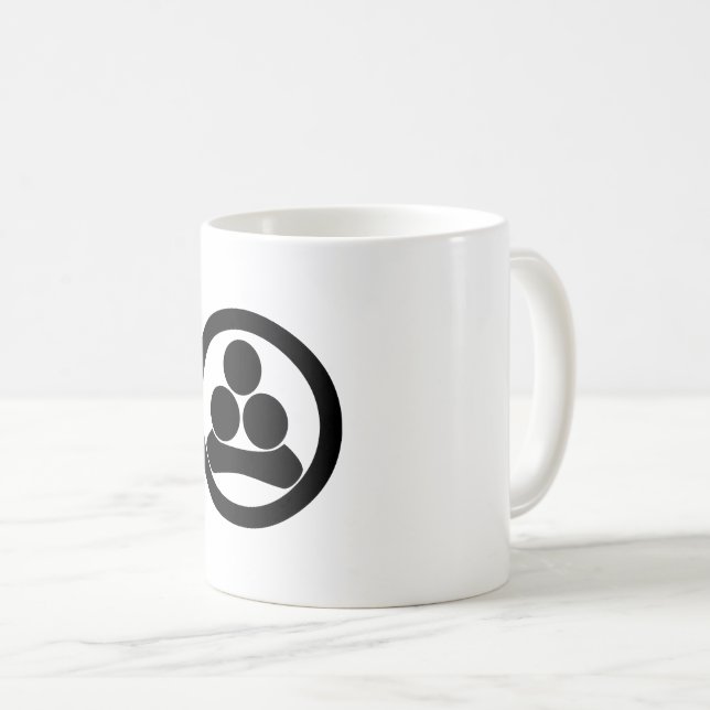CANECA DE CAFÉ 丸に渡辺星 (Frente Esquerda)