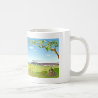 CANECA DE CAFÉ 初秋の風景のイラスト入りマグカップ