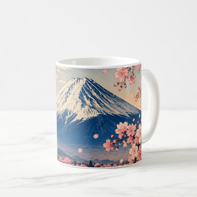 CANECA DE CAFÉ 富士山 (Frente Esquerda)