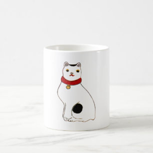 Caneca De Café 日 本 の 猫 人 の, Doll do Gato Japonês