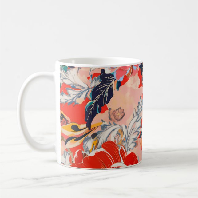 Caneca De Café 百花繚乱 Reimagined2 (Esquerda)