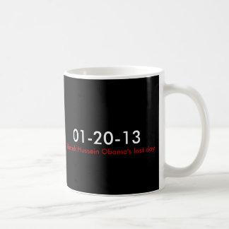 Caneca De Café 01-20-13, último dia de Barack Hussein Obama