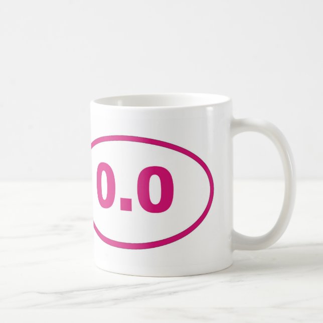 Caneca De Café 0,0 Magenta Rosa (Direita)