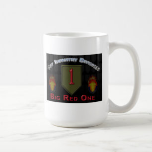 Caneca De Café 1ª Divisão de Infantaria - O Grande Um Vermelho