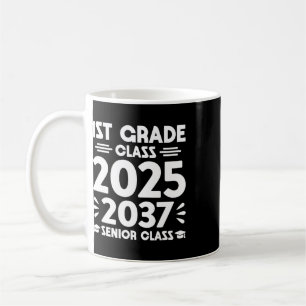 Caneca De Café 1ª série turma de 2025 futuro sênior turma de 2037