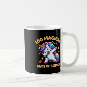 Caneca De Café 100º Dia da Escola Unicórnio 100 Dias Mágicos De E