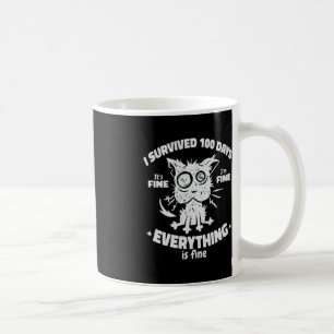 Caneca De Café 100º Dia de Estudantes Escolares Crianças - Sobrev