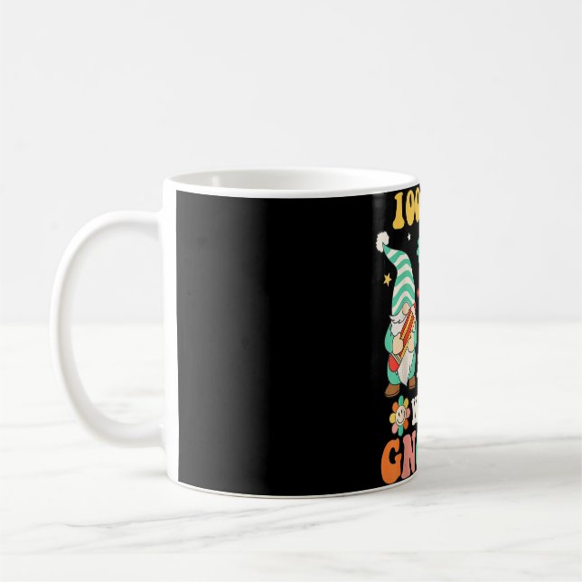Caneca De Café 100º Dia De Figuras De Gnomo Escolar Para Mulheres (Esquerda)