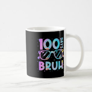 Caneca De Café 100º Dia De Meninos Escolares Eu Esmagei 100 Dias