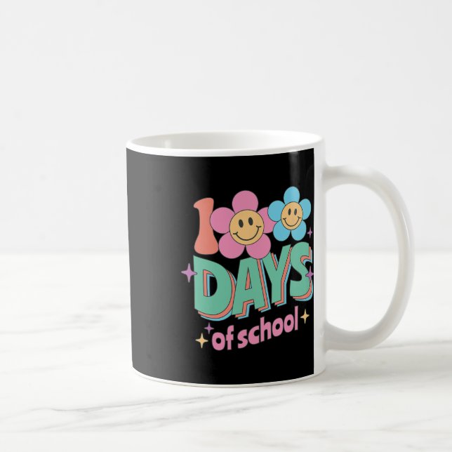 Caneca De Café 100º Dia De Professores Do Ensino 100 Dias De Esco (Direita)