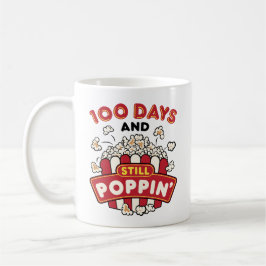 Caneca De Café 100.º Dia da Escola 100 Dias e ainda Poppin