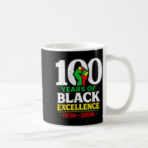 Caneca De Café 100 Anos De Excelência Negra Centenário Mês Da His
