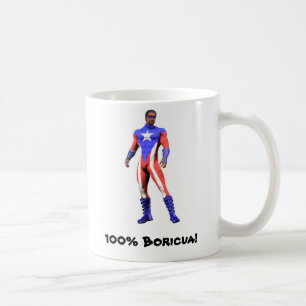Caneca De Café 100% Boricua Mug