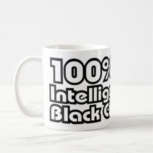 Caneca De Café 100% de Criança Negra Inteligente