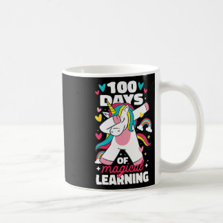 Caneca De Café 100 dias de aprendizagem mágica 100º dia da escola