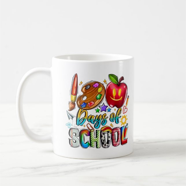 Caneca De Café 100 Dias De Auxílio A Bandas De Professores E Cria (Esquerda)