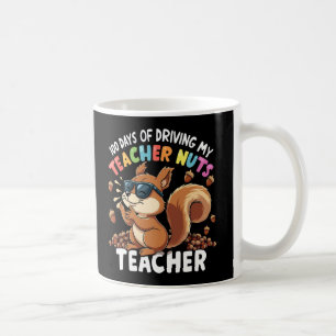 Caneca De Café 100 Dias De Condução De Loucos De Professores 100º