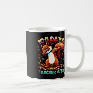 Caneca De Café 100 Dias De Condução De Loucos De Professores A Da