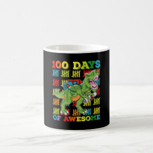 Caneca De Café 100 Dias De Dinossauro T Rex Incrível 100ª Escola