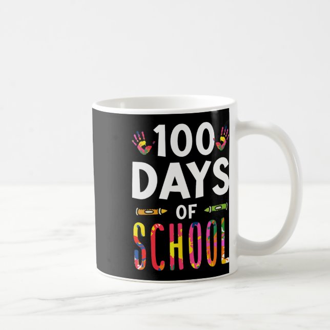 Caneca De Café 100 Dias De Doces Da Escola (Direita)