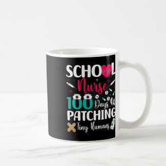 Caneca De Café 100 Dias De Enfermeira Escolar Humana Pequena