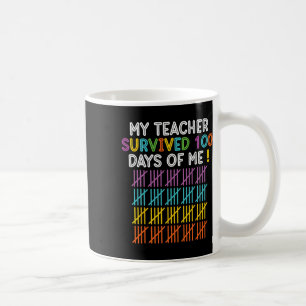 Caneca De Café 100 Dias De Ensino Feliz 100º Dia De Ensino