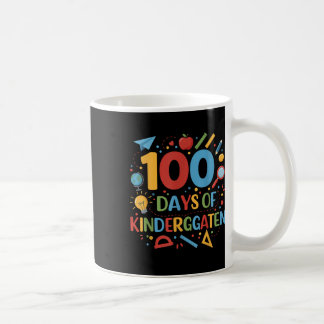 Caneca De Café 100 Dias De Escola De Jardim De Infância 100 Dias 