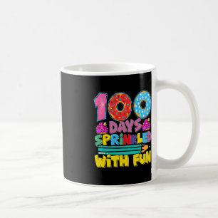 Caneca De Café 100 Dias De Escola Espelhados Com Cupcake Bonito D