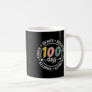 Caneca De Café 100 Dias De Escola Mais Inteligente Kinder Brighte